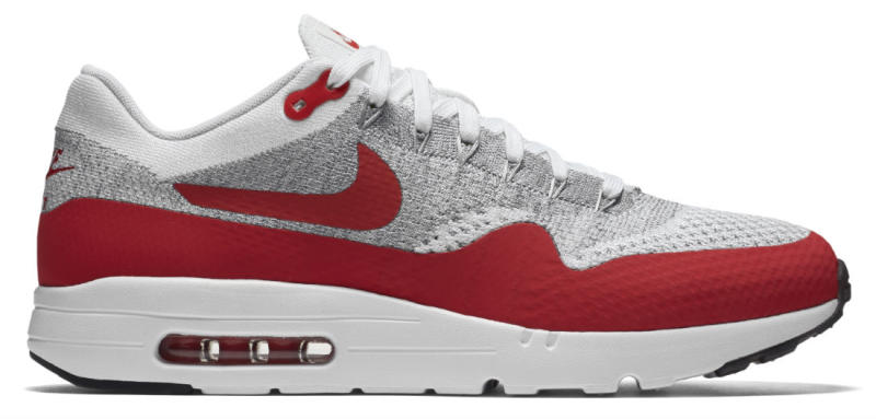 Nike Air Max 1 Ultra Flynit White/Red (2)