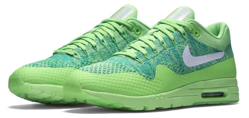 Nike Air Max 1 Ultra Flyknit Voltage Green (Women#39;s)