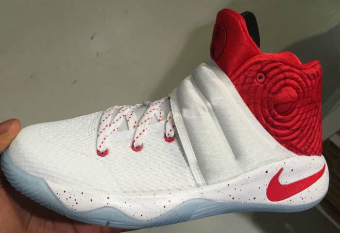 Nike Kyrie 2 GS White/Red 826673-166 (2)