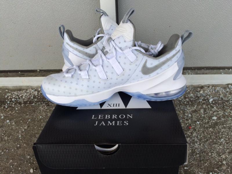 Nike LeBron 13 Low White/Silver 831925-100 (2)