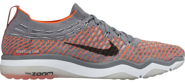 Nike training air zoom fearless trainers in black and 2024 orange