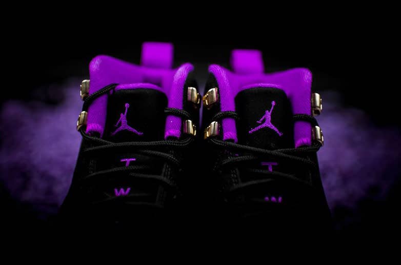 jordan 12 pink and purple