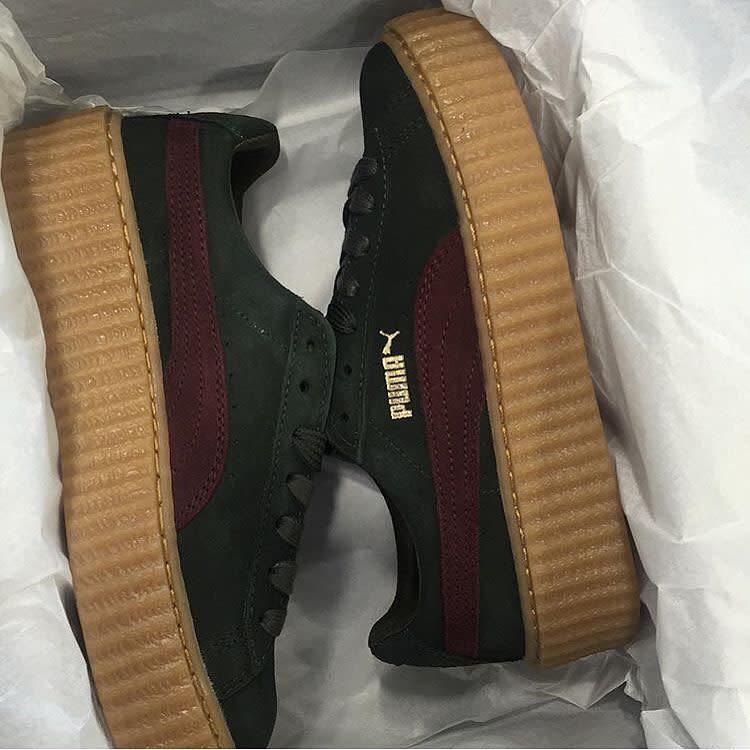 Puma rihanna creepers clearance vert