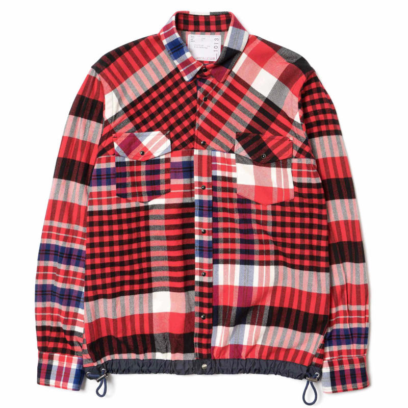 Sacai Drawcord Flannel