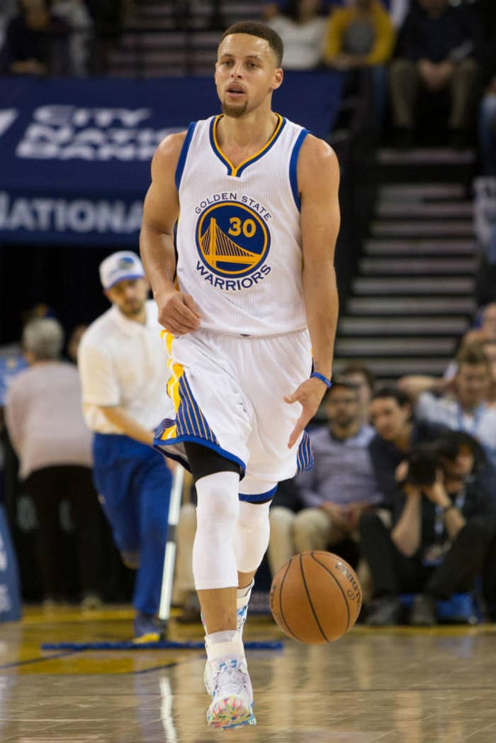 Stephen Curry Wearing 