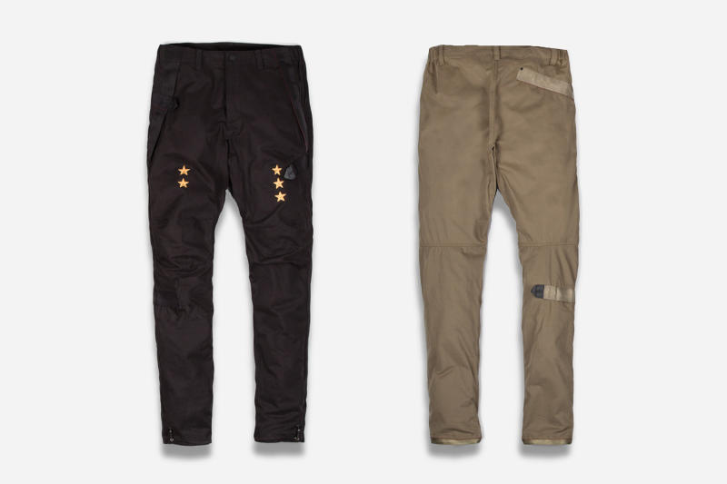 Black and Beige &#x27;Rodeo&#x27; Joggers
