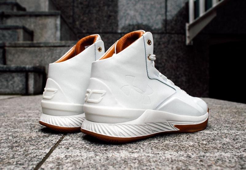 Under Armour Curry Lux White Leather (2)