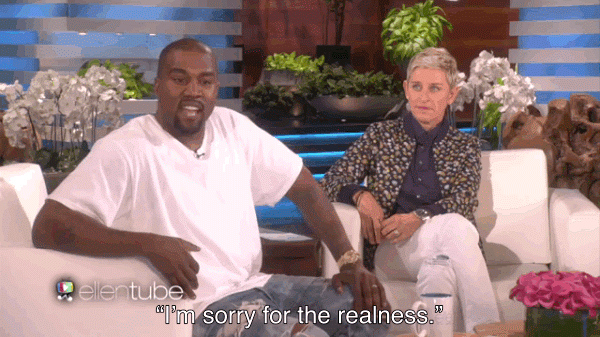 Kanye West leaves Ellen DeGeneres speechless: 'I'm sorry for the realness'  - Los Angeles Times