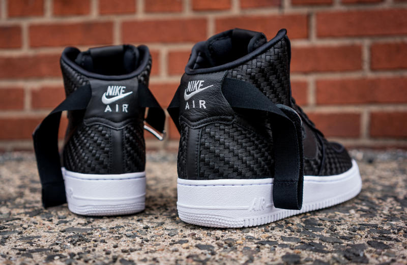 Nike Air Force 1 Low 07 LV8 Black Woven Sneaker