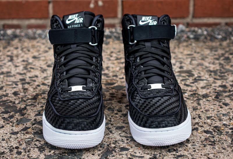 Nike Air Force 1 Low 07 LV8 Black Woven Sneaker