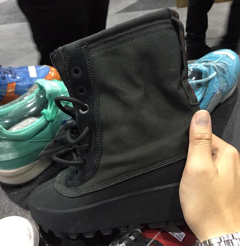 yeezy black boots