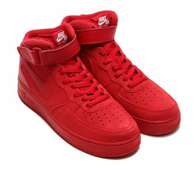 Nike Air Force 1 Mid All Red