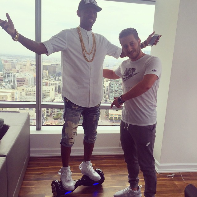 Fabolous wearing the Nike Air Force 1 High