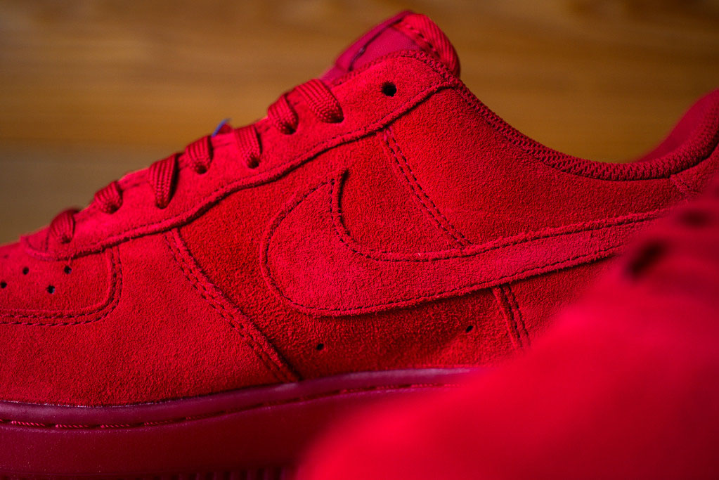 nike air force 1 suede black red - Google Search