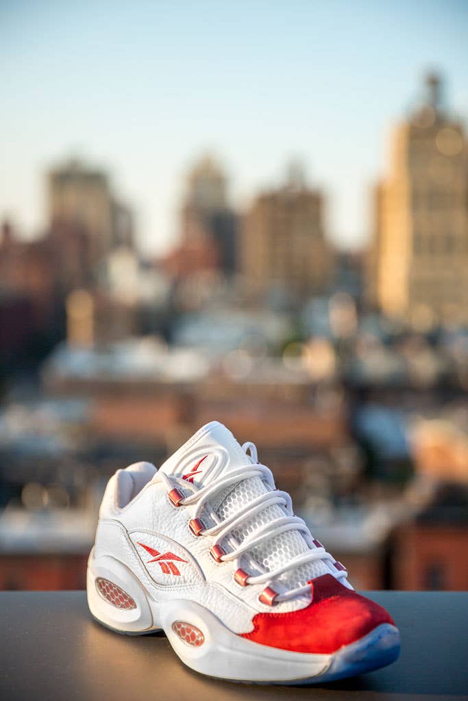 Reebok Question Low White/Red (1)