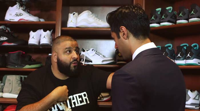 DJ Khaled Shares Keys to Success From His Sneaker Room