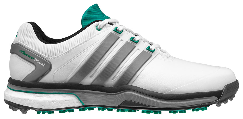 adidas adiPower Boost Golf Shoes White/Grey-Green