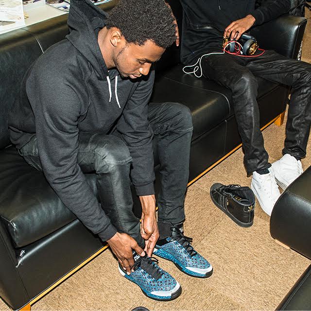 Andrew Wiggins Visits adidas &amp; Tests the adidas Crazylight Boost 2015 (2)