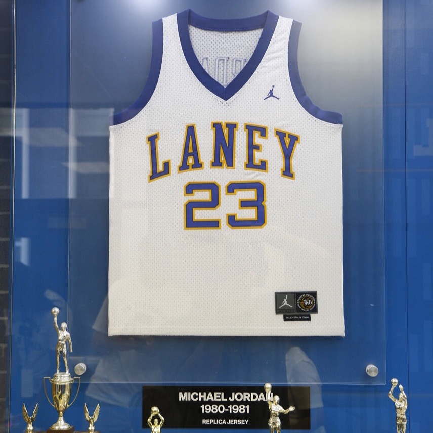 Michael jordan sale laney high school