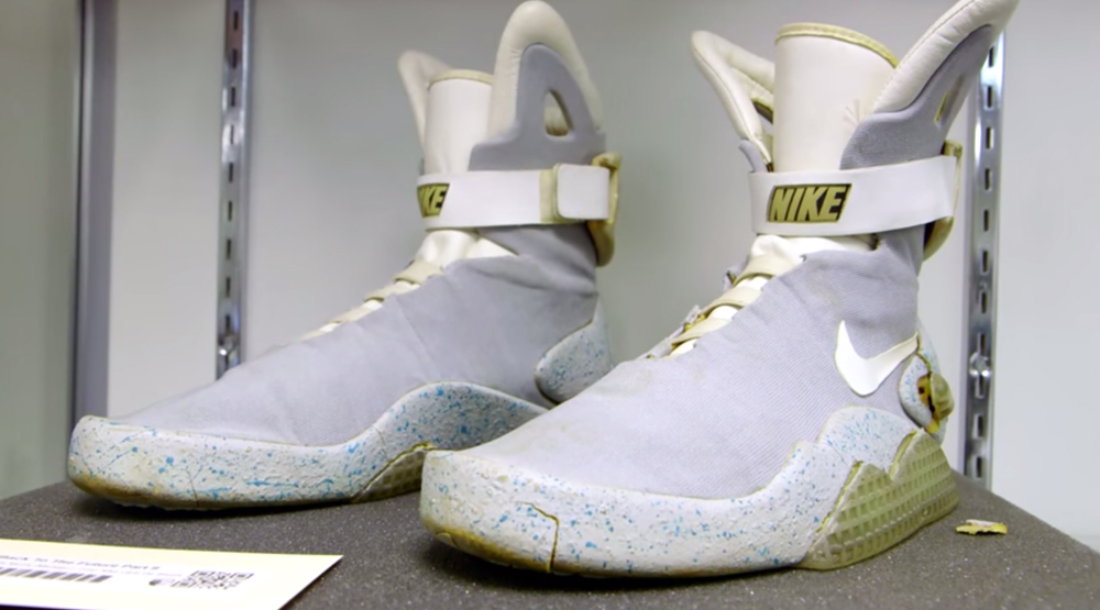 Here's Where Marty McFly's 'Back the Future' Nikes Are Hiding Complex