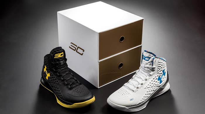 Stephen Curry Championship Sneakers 1