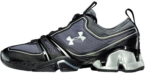The Rock wearing Under Armour Proto Speed Trainer