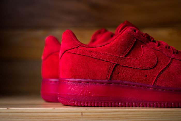 Nike Air Force 1 Low Red Suede (2)