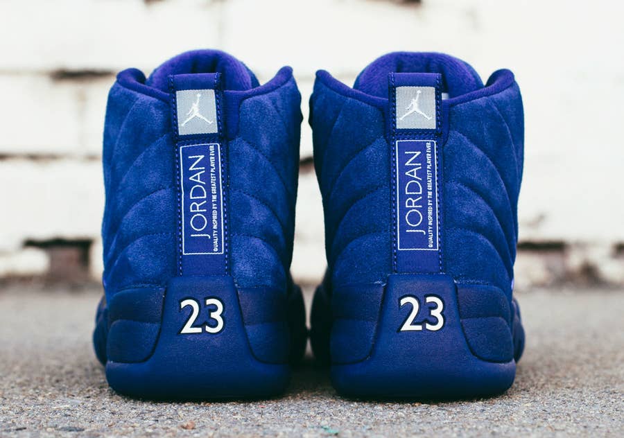 jordan 12 royal blue suede