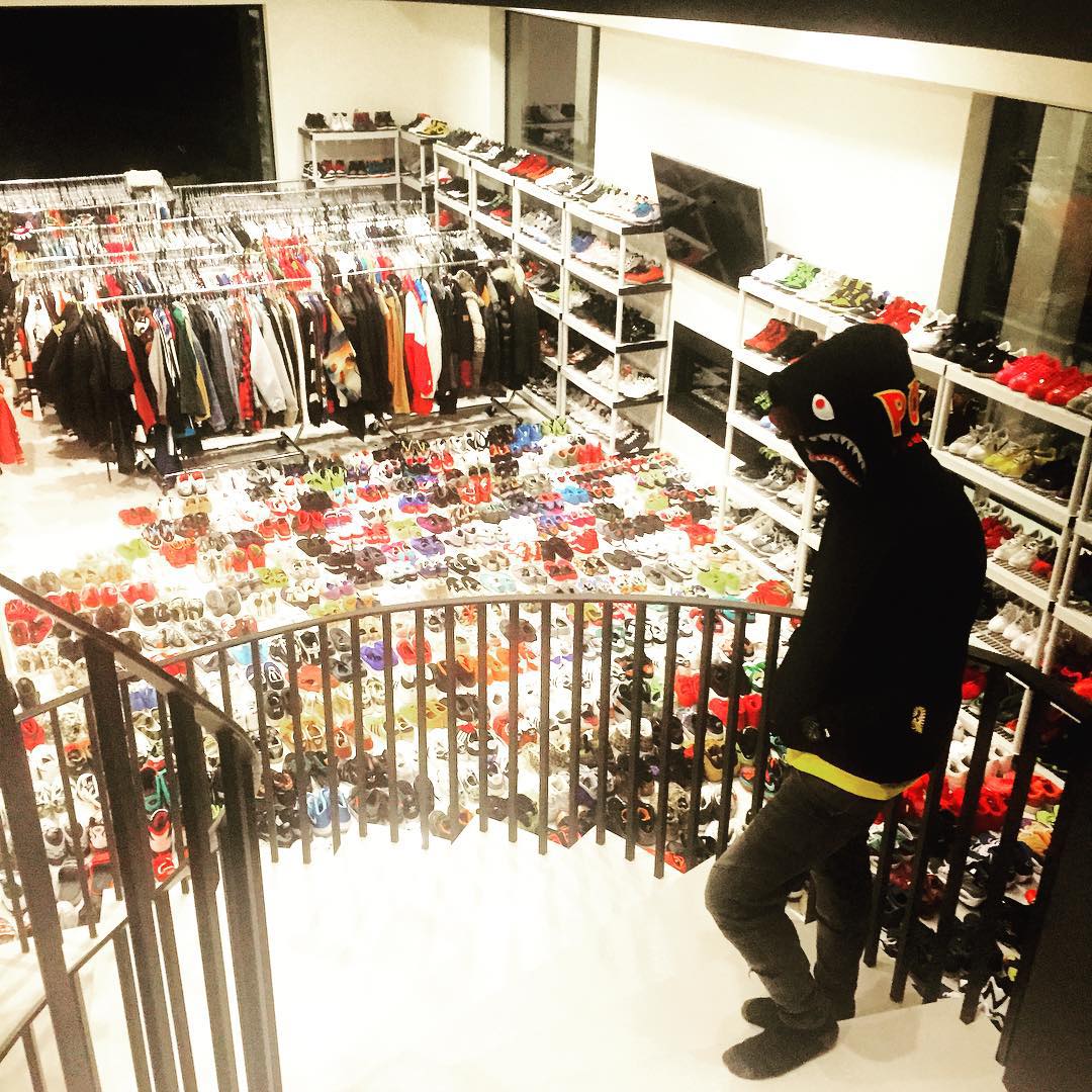 Chris Brown&#x27;s Sneaker Closet (1)