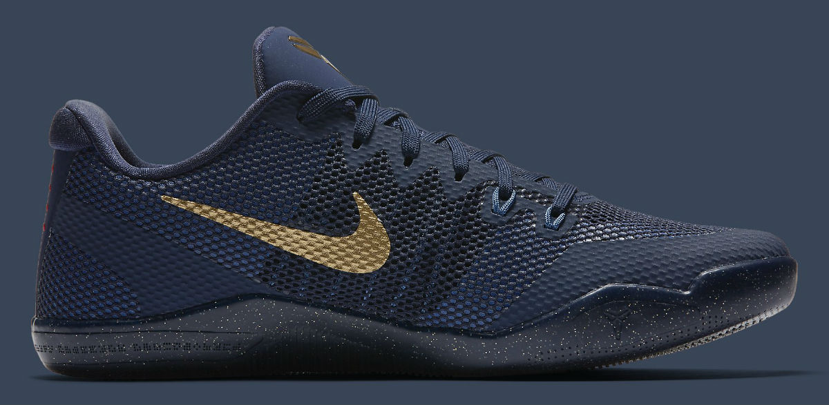 Nike Kobe 11 EM Philippines Deep Royal/Fountain Blue-Metallic Gold Release Date Medial 836183-447