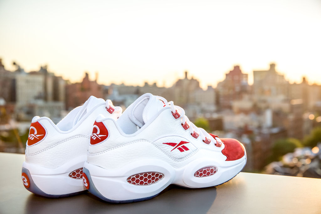 Reebok Question Low White/Red (2)