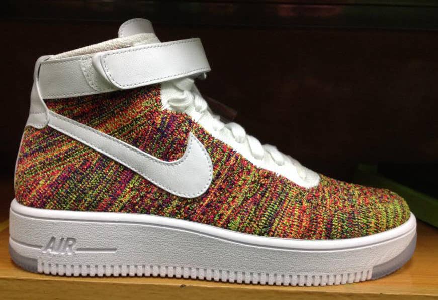 Konsekvent Solformørkelse status Of Course There's a Multicolor Nike Flyknit Air Force 1 | Complex