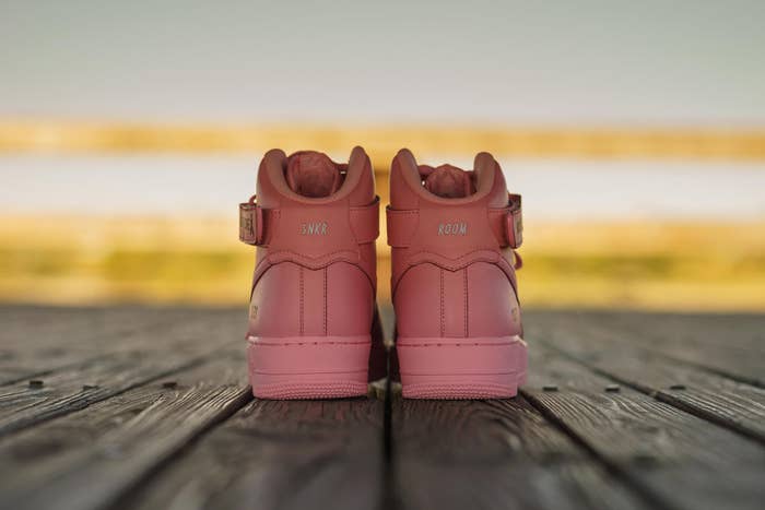 Sneaker Room x Nike Air Force 1 High Pink BCA (10)