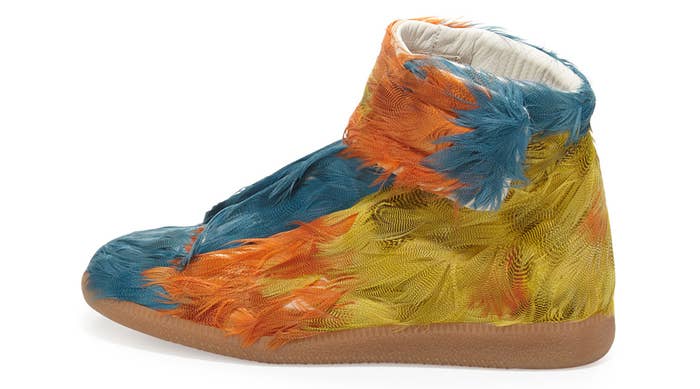 Margiela Duck Feather Sneakers Multicolor