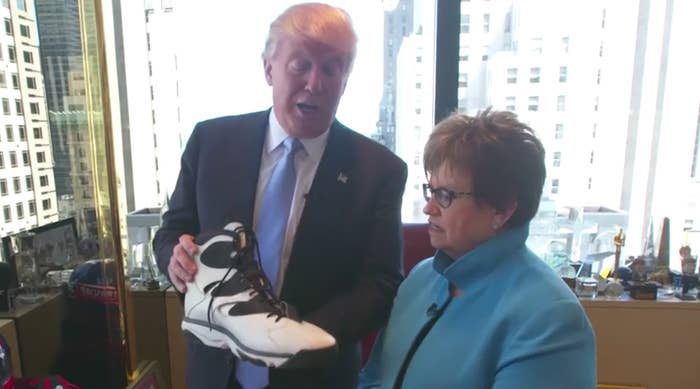 Donald Trump Reebok Shaq Sneakers