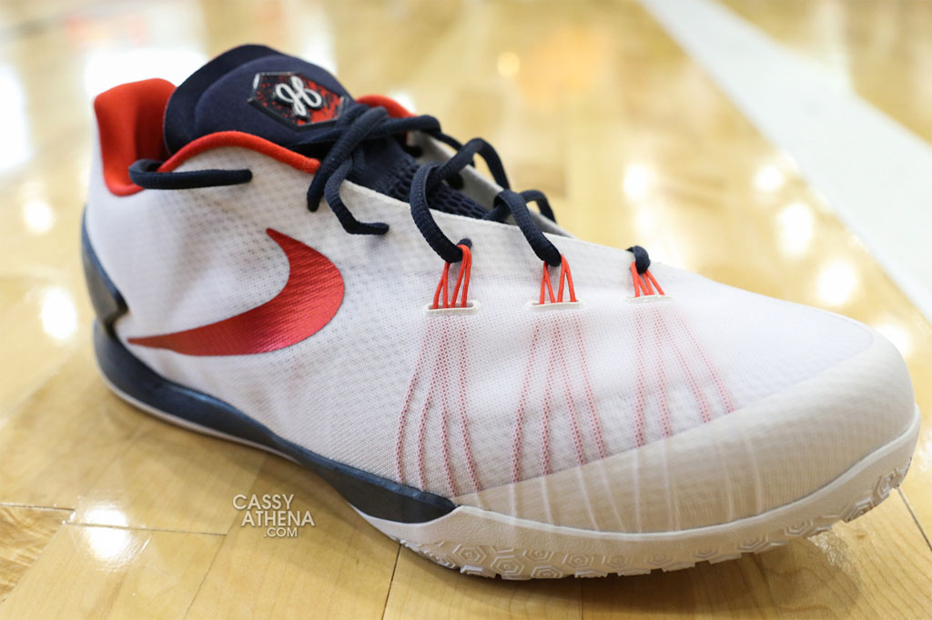 James Harden wearing the &#x27;USA&#x27; Nike Hyperchase