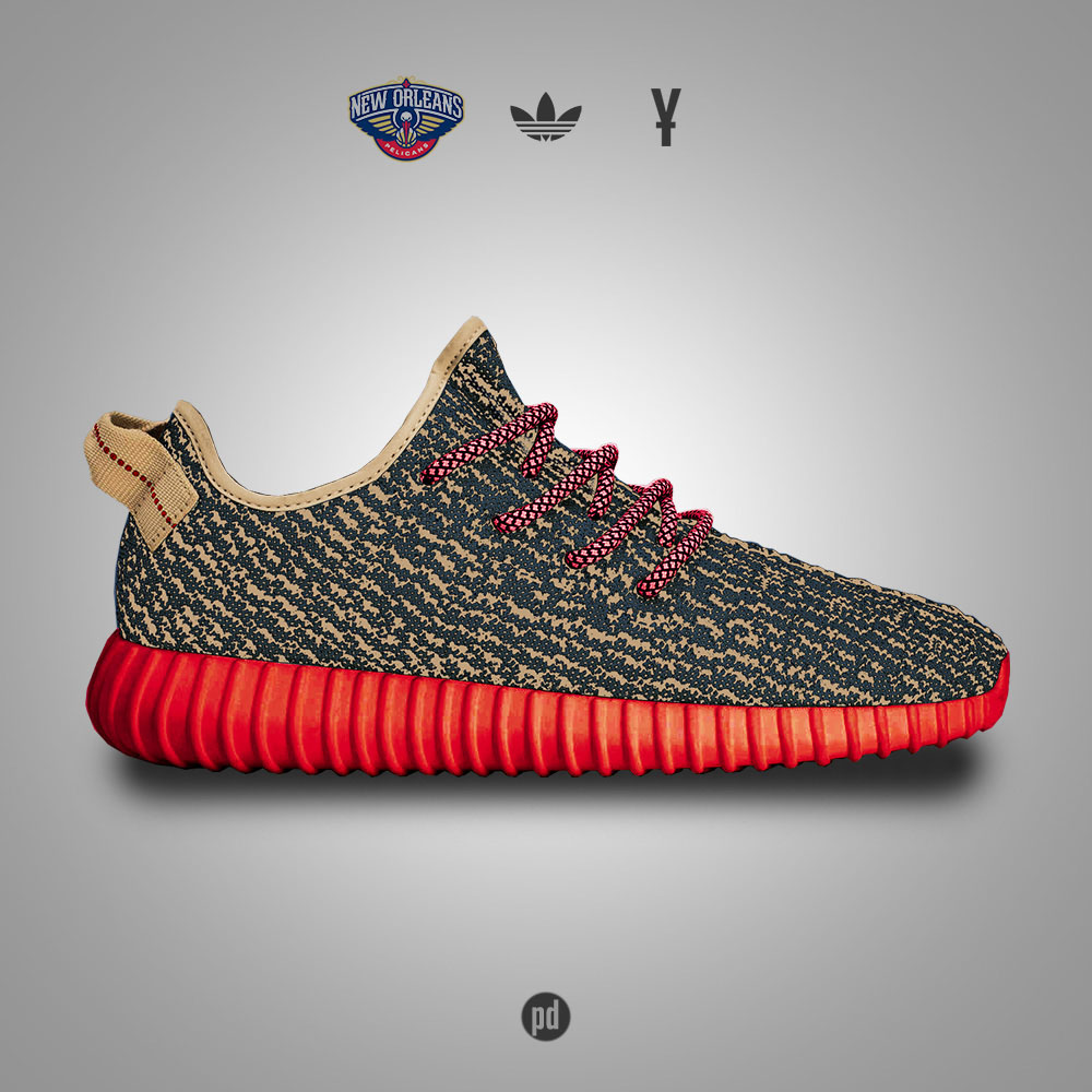 adidas Yeezy 350 Boost for the New Orleans Pelicans