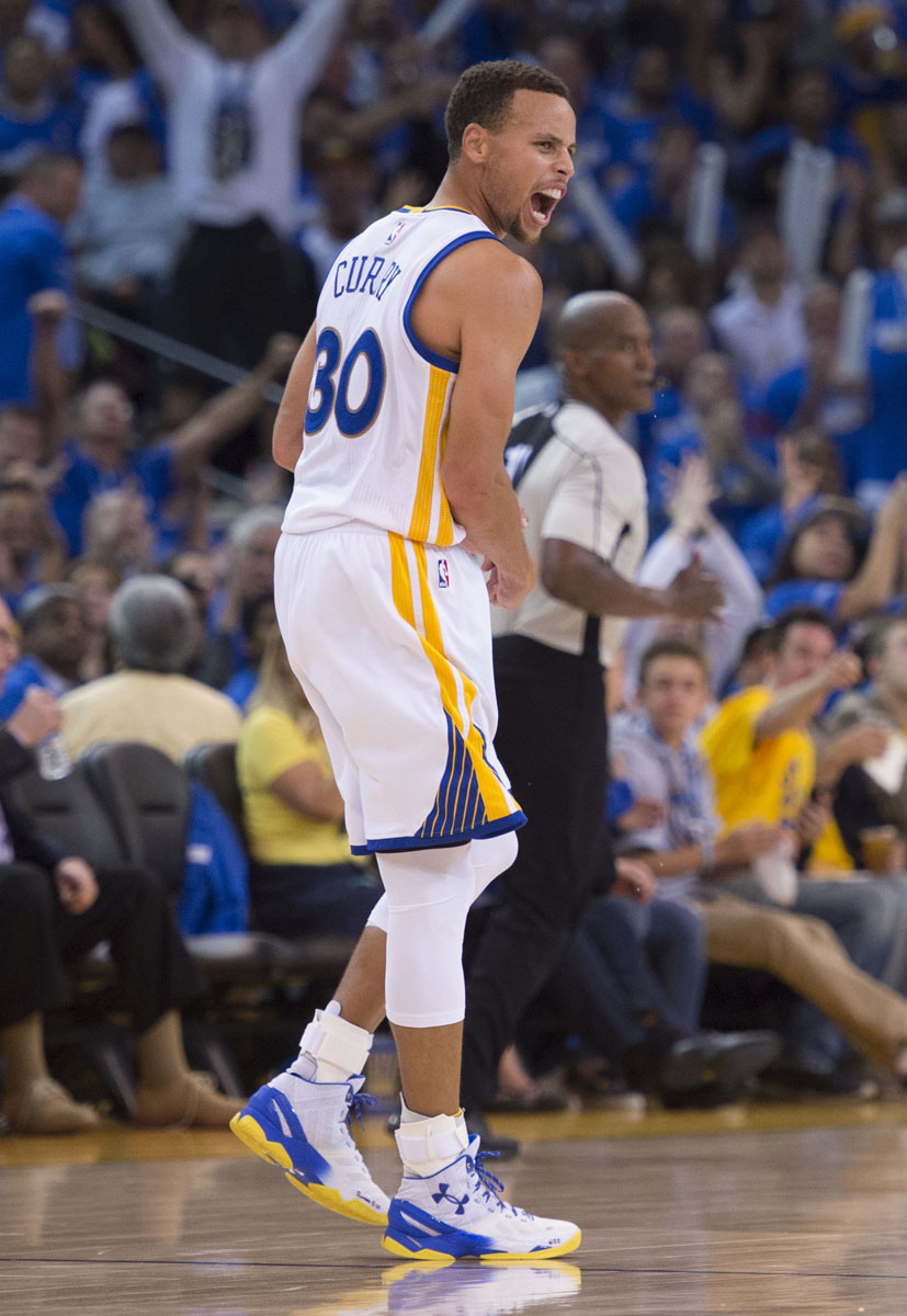 Stephen Curry wearing the Under Armour Curry Two Warriors (3)