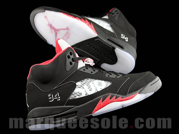 Jordan 5 Retro x Supreme Black 2015 for Sale