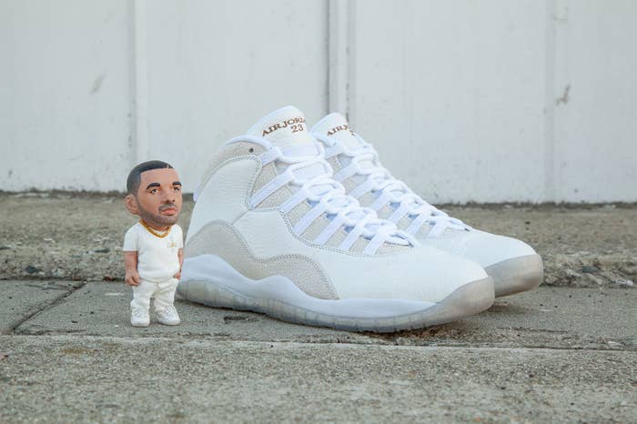 Air Jordan 10 OVO BAIT Restock w/ Drake Sculpture (1)