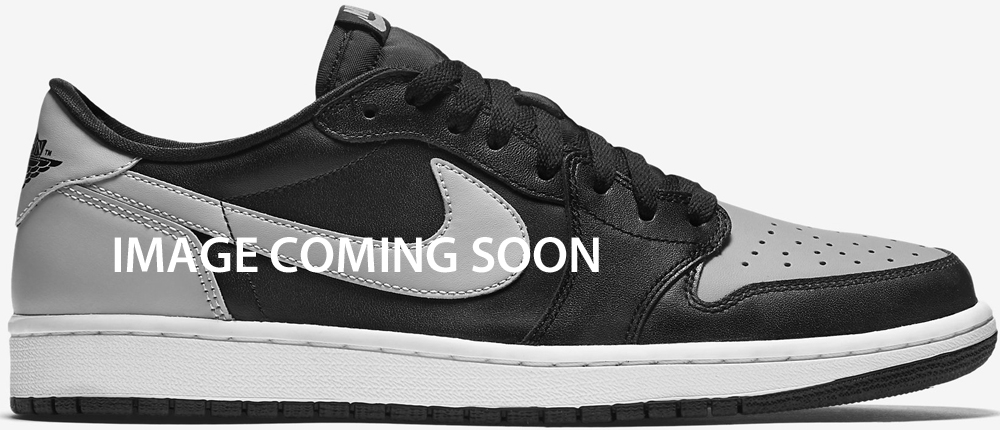 Air Jordan 1 Low Black/White Release Date 705329-010