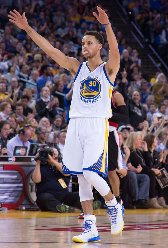 Stephen Curry wearing the Under Armour Curry One (2)