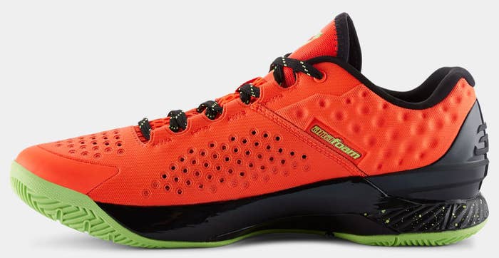 Under Armour Curry One Low Orange Black Green Release Date (2)