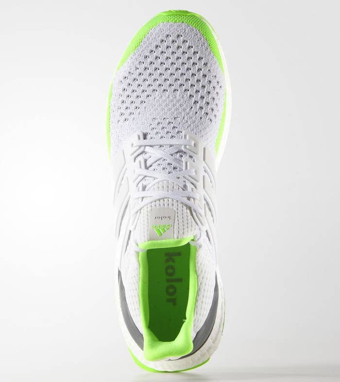 Kolor adidas Ultra Boost White Solar Green (2)