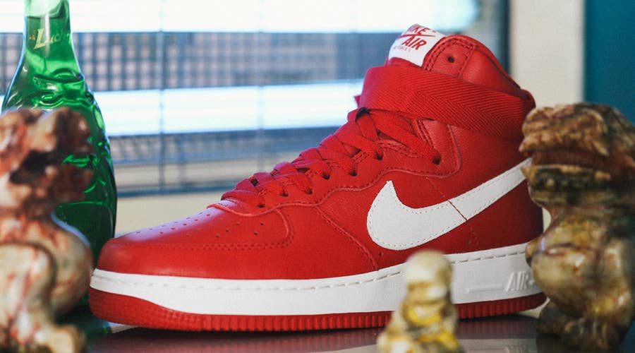 Nike Air Force 1 High Remastered Team Red