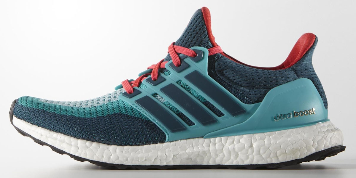 adidas Ultra Boost 2016 Wave Blue/Teal-Red (1)