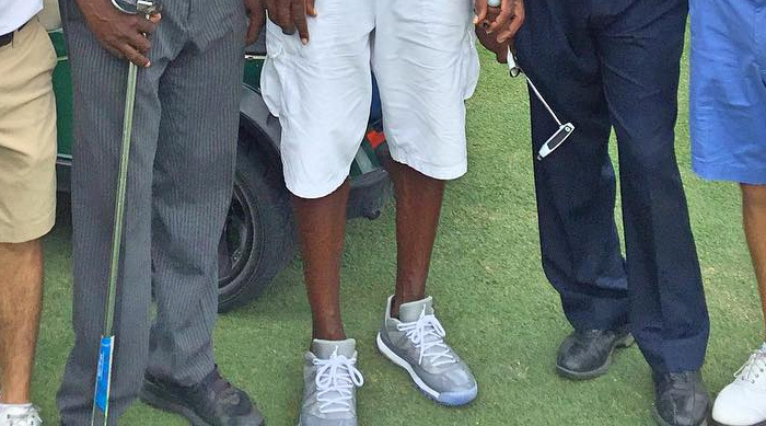 Michael Jordan Has 'Cool Grey' Air Jordan 11 Golf Shoes | Complex