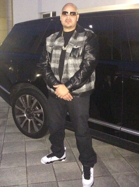 Fat Joe wearing the &#x27;Barons&#x27; Air Jordan IX 9