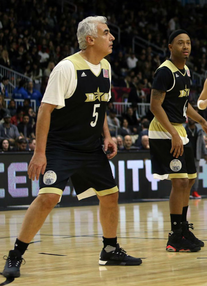 Marc Lasry Wearing the adidas Crazylight Boost 2015