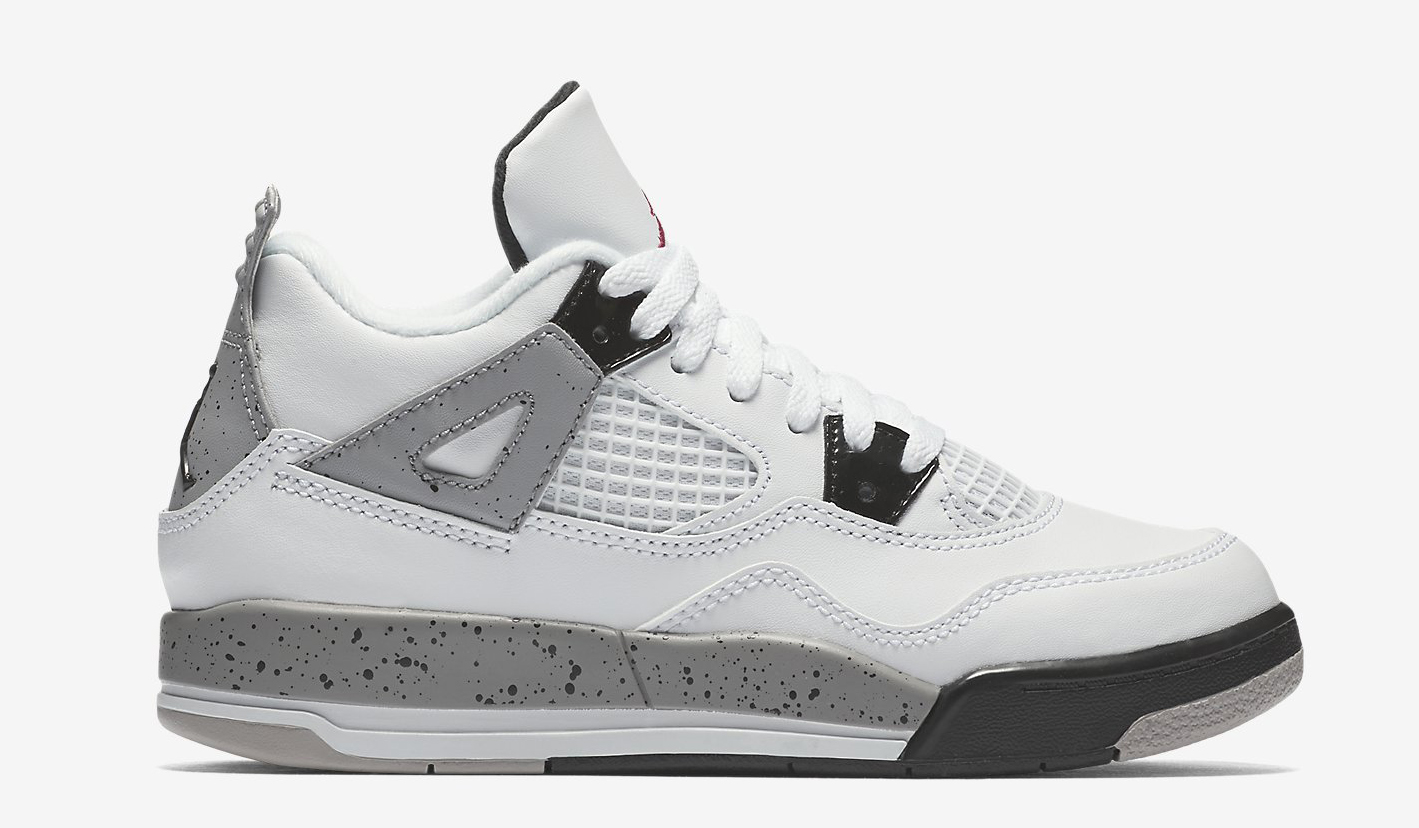 Here Are All the Kids 'White Cement' Air Jordan 4s Releasing | Complex